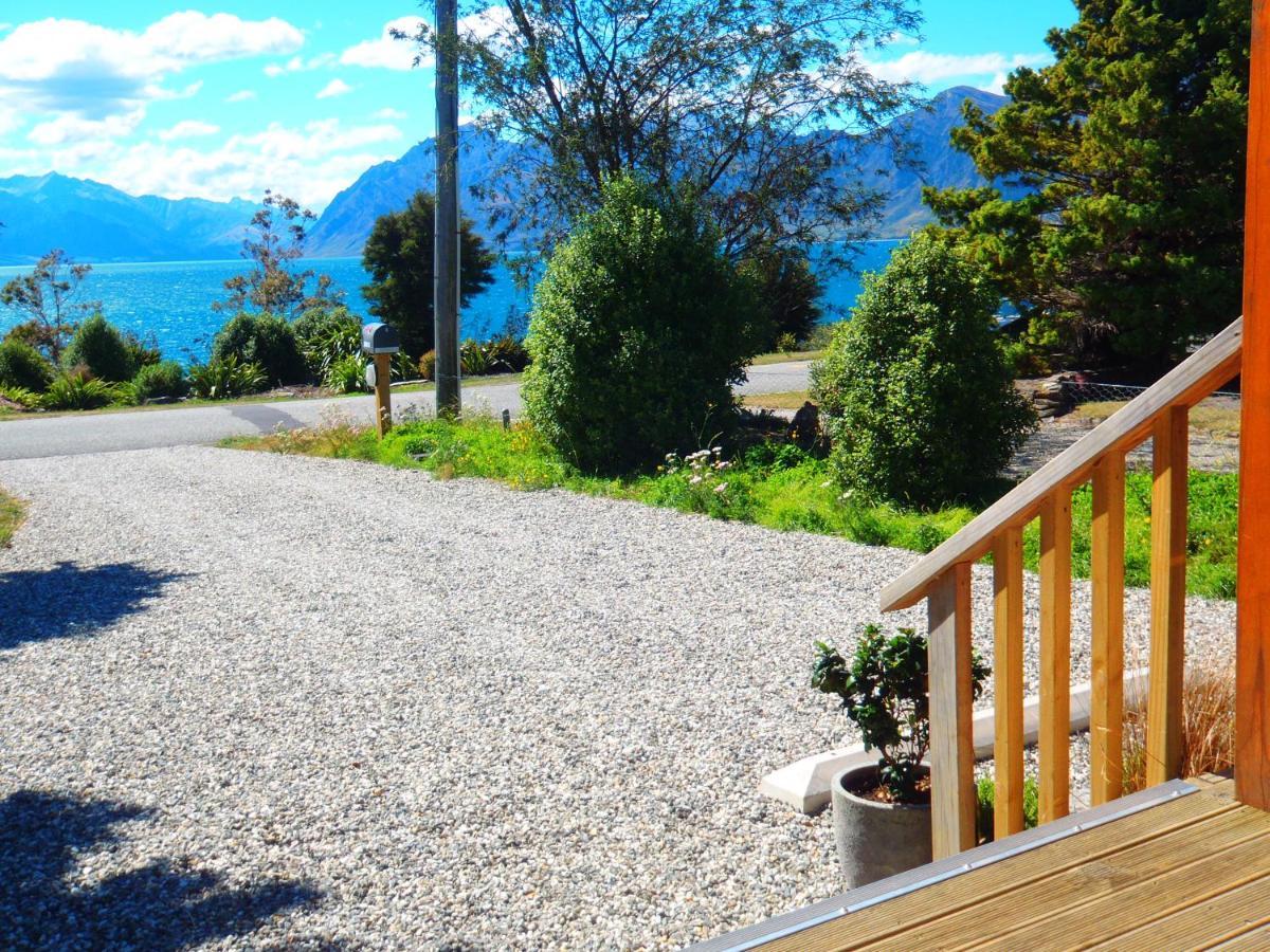 Lakefront Fantail Cottage Lake Hawea, Wanaka Exterior foto